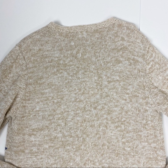 VINTAGE NORTHERN ISLES Embroidered Star Print Button-Front Cardigan Medium - Picture 8 of 12